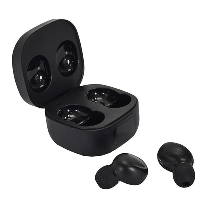 Bezvadu Bluetooth austiņas ar uzlādes futlāri un LED baterijas indikatoru