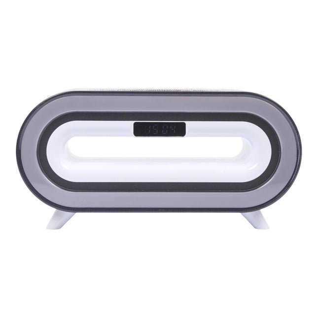 Modinātājs ar Bluetooth skaļruni, bezvadu uzlādi un RGB apgaismojumu