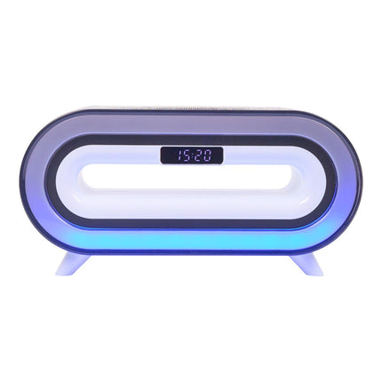 Modinātājs ar Bluetooth skaļruni, bezvadu uzlādi un RGB apgaismojumu