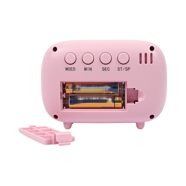 Kawaii digitālais modinātājpulkstenis ar LED naktslampiņu (3 dizaini)