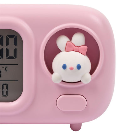 Kawaii digitālais modinātājpulkstenis ar LED naktslampiņu (3 dizaini)