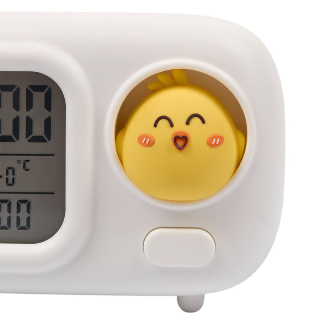 Kawaii digitālais modinātājpulkstenis ar LED naktslampiņu (3 dizaini)