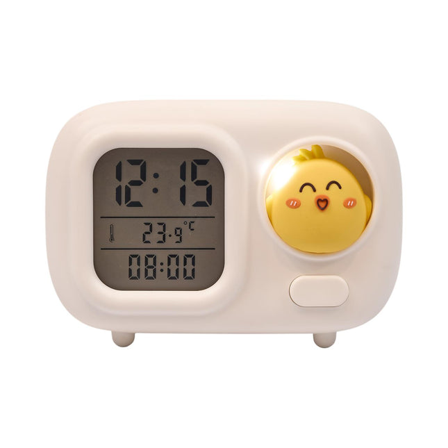 Kawaii digitālais modinātājpulkstenis ar LED naktslampiņu (3 dizaini)