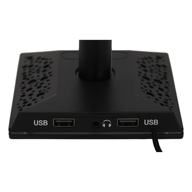 LED Austiņu Turētājs ar USB un Audio Pieslēgvietām