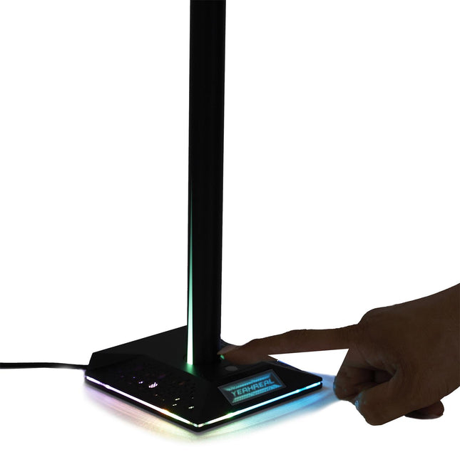 LED Austiņu Turētājs ar USB un Audio Pieslēgvietām