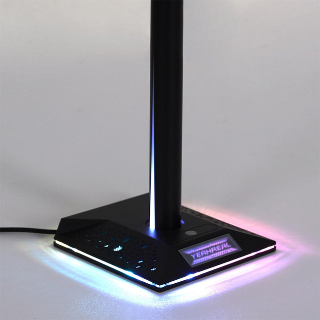 LED Austiņu Turētājs ar USB un Audio Pieslēgvietām