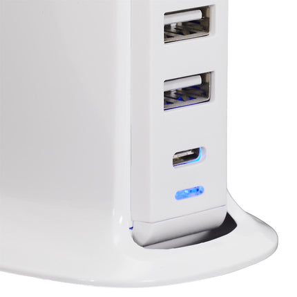 Daudzportu USB Lādētājs ar 6 Pieslēgvietām
