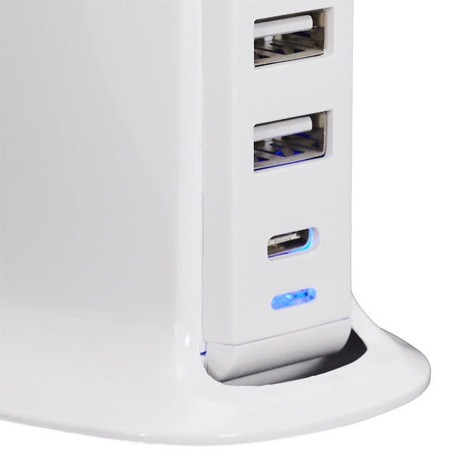 Daudzportu USB Lādētājs ar 6 Pieslēgvietām