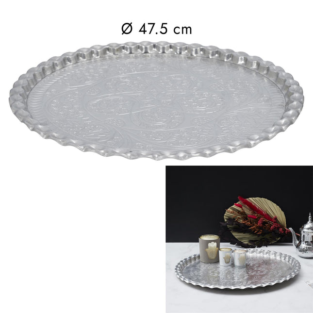 Metāla paplāte Ø 47,5 cm