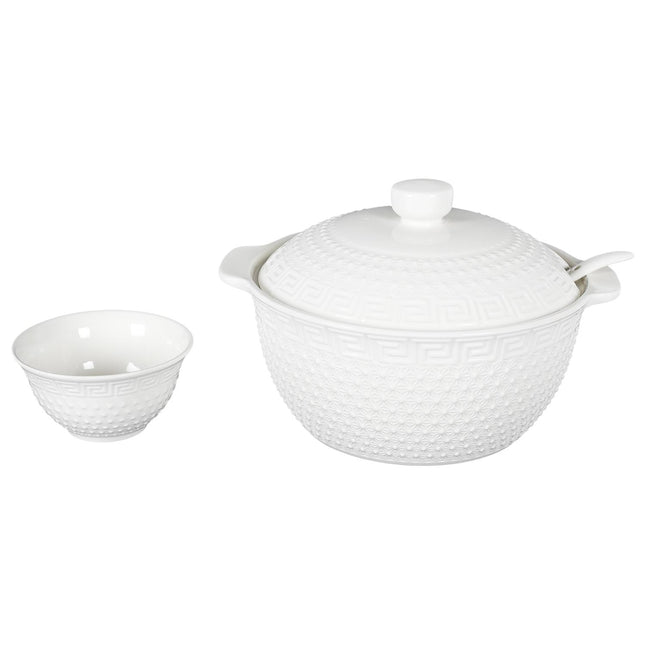 Porcelāna Terīna servēšanas komplekts – 9 daļas