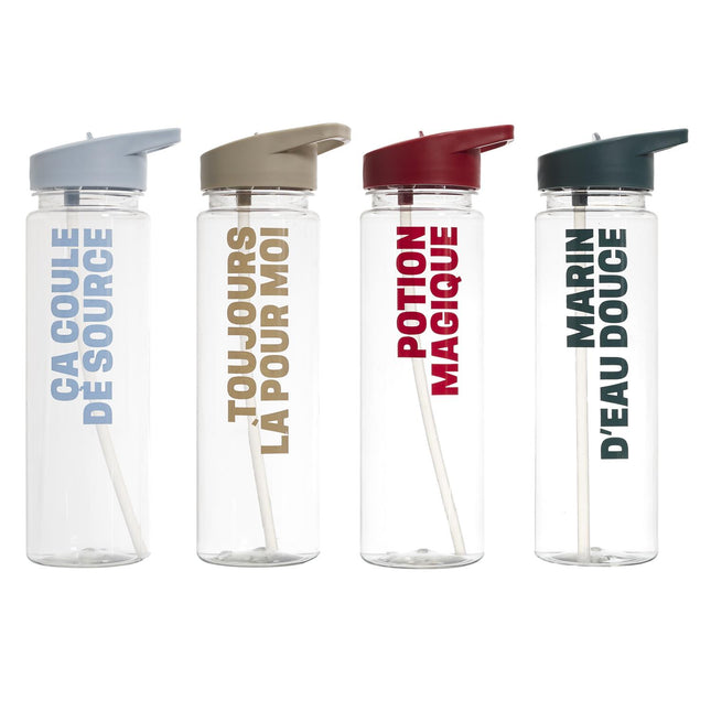 Stilīga ūdens pudele ar tekstu-700ml