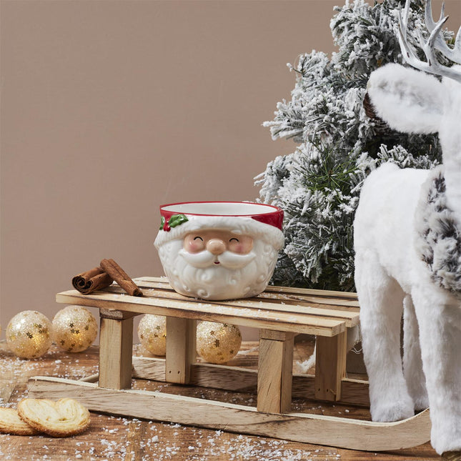 Keramikas Ziemassvētku trauciņš – Salatēvs, ziemeļbriedis vai sniegavīrs