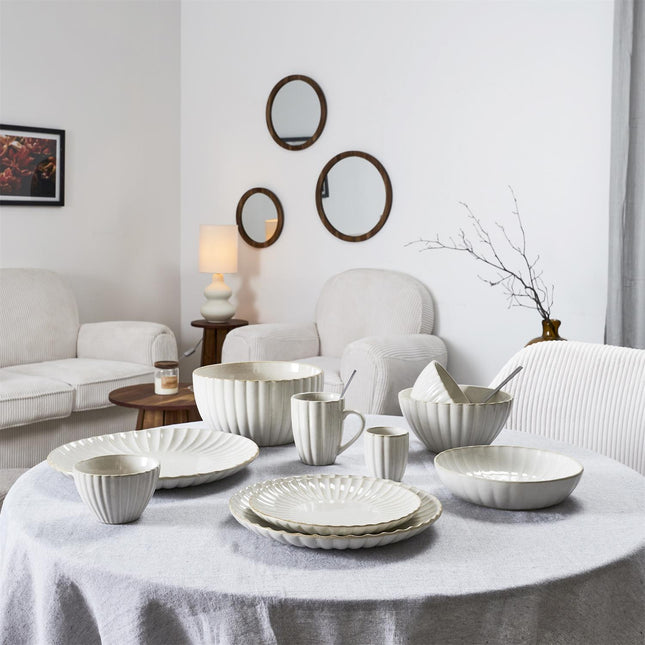 Keramikas bļoda Ø 14,5 cm –VLORA bēšīgā tonī