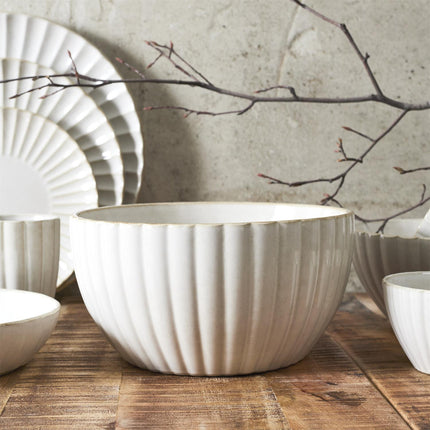 Keramikas bļoda Ø 23,5 cm – VLORA bēšīgā tonī