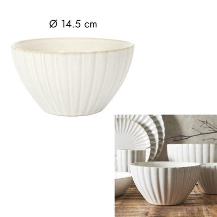 Keramikas bļoda Ø 14,5 cm –VLORA bēšīgā tonī