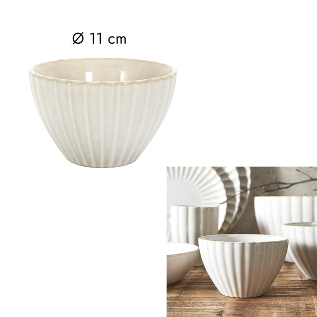 Keramikas bļoda VLORA Ø11 cm – akmens masas (stoneware) dizaina trauks