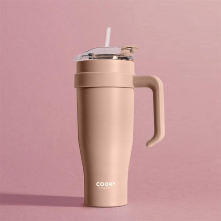 Termokrūze ar rokturi un salmiņu 1,2 L