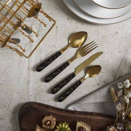 Galda piederumu komplekts ar statīvu – 24 gab.