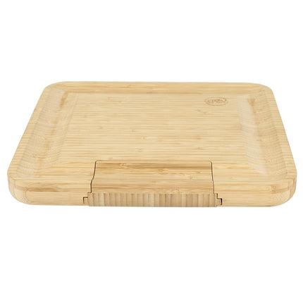 Bambusa siera dēlis ar piederumiem – 33 × 33 cm