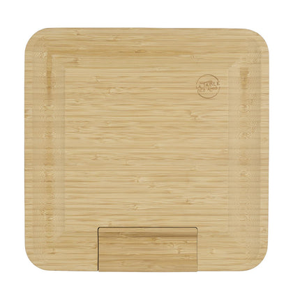 Bambusa siera dēlis ar piederumiem – 33 × 33 cm