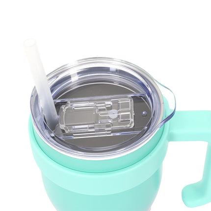 Termokrūze ar rokturi un salmiņu 600 ml