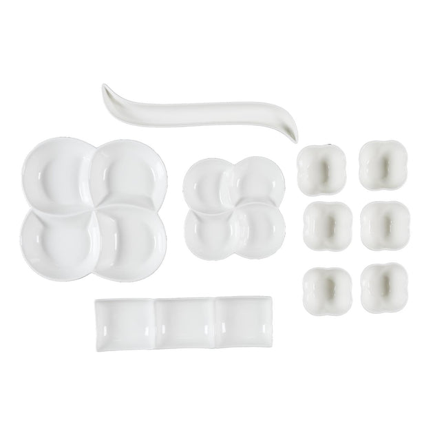 Keramikas servēšanas trauku komplekts (10 daļas)