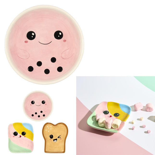 Kawaii kolekcijas dekoratīvie šķīvīši