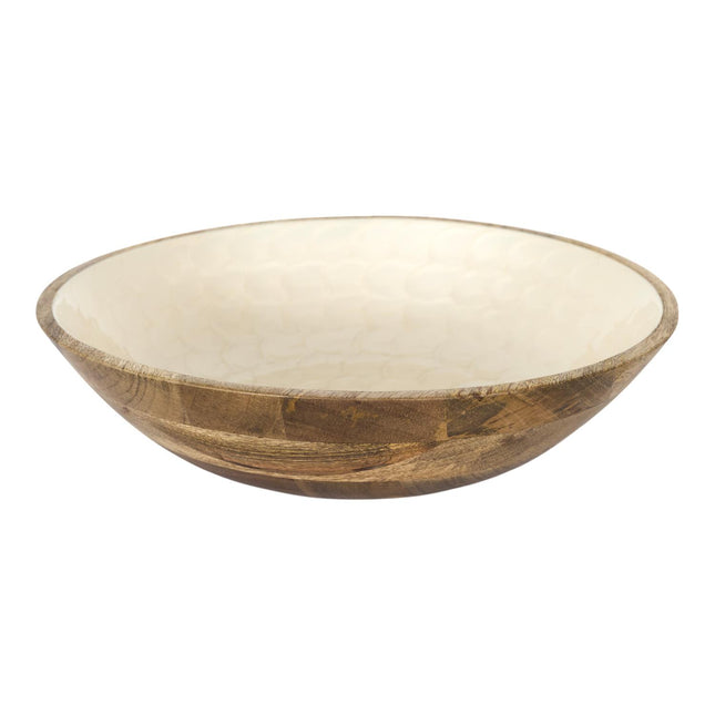 Mango koka bļoda Ø33 cm ar glancētu iekšpusi