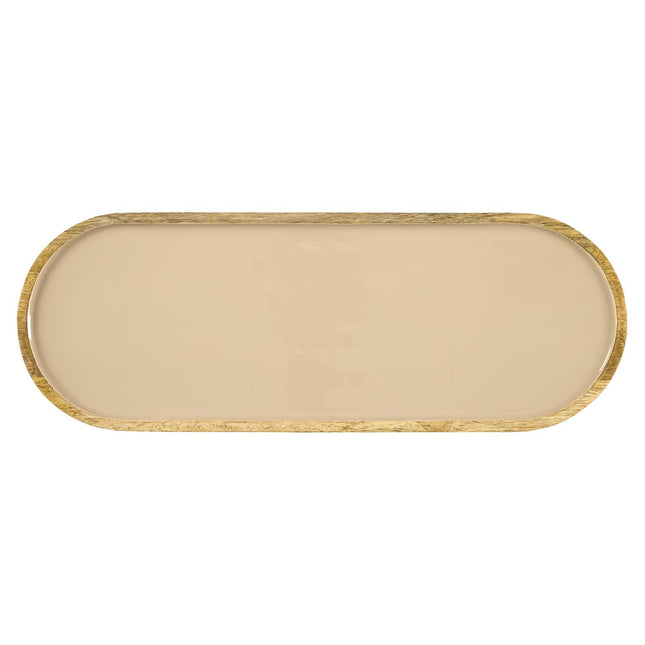 Servēšanas paplāte ar kājiņām no mango koka – 50cm