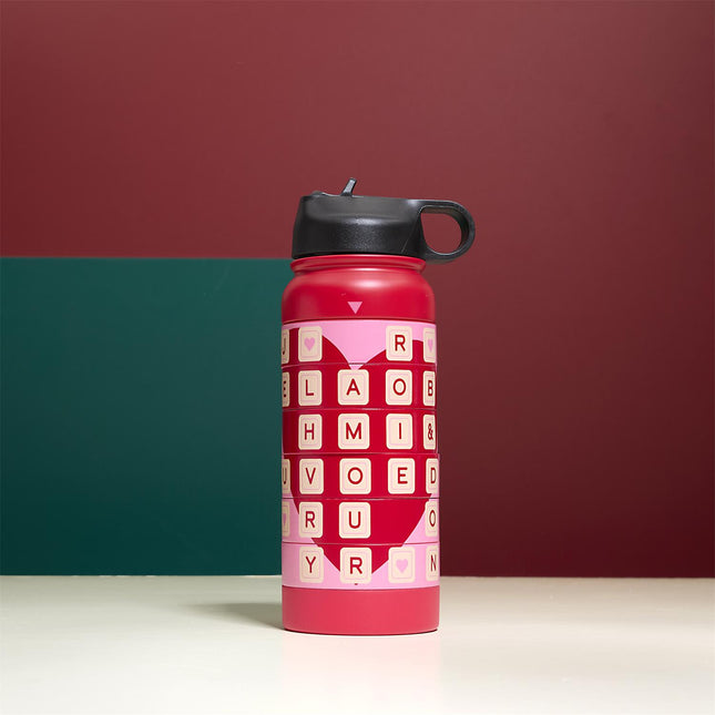 Personalizējama termo pudele ar grozāmiem burtiem – izveido savu vārdu