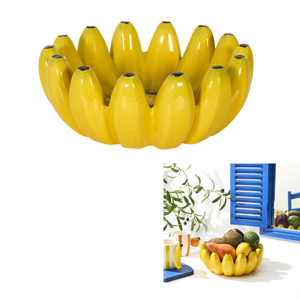 Banānu formas augļu trauks “Dolce Vita” 25 cm – keramikas (dolomīts)