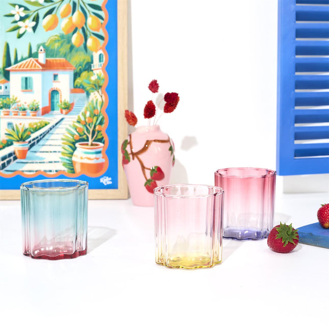 Ombre stikla glāze 280 ml