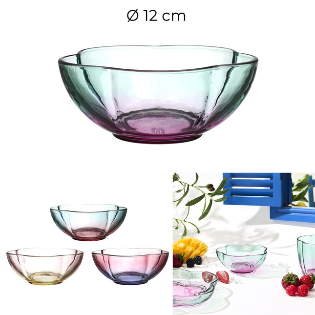 Ombre stikla bļodiņa Ø12 cm