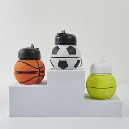 Salokāma silikona sporta pudele 550 ml