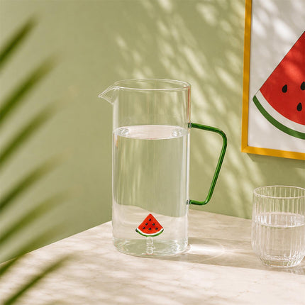 Stikla krūze ar 3D augļa figūriņu 1,5 l