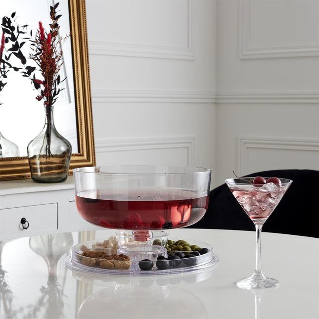 Daudzfunkcionāls pasniegšanas trauks ar vāku