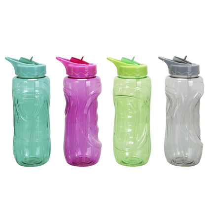 Sporta ūdens pudele ar salmiņu – 900 ml