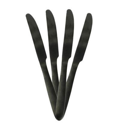 Galda piederumu komplekts – 16 daļas, matēti melns