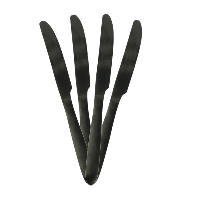 Galda piederumu komplekts – 16 daļas, matēti melns