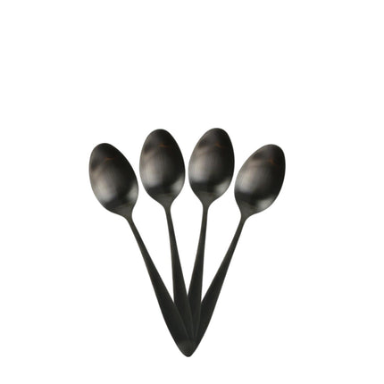 Galda piederumu komplekts – 16 daļas, matēti melns