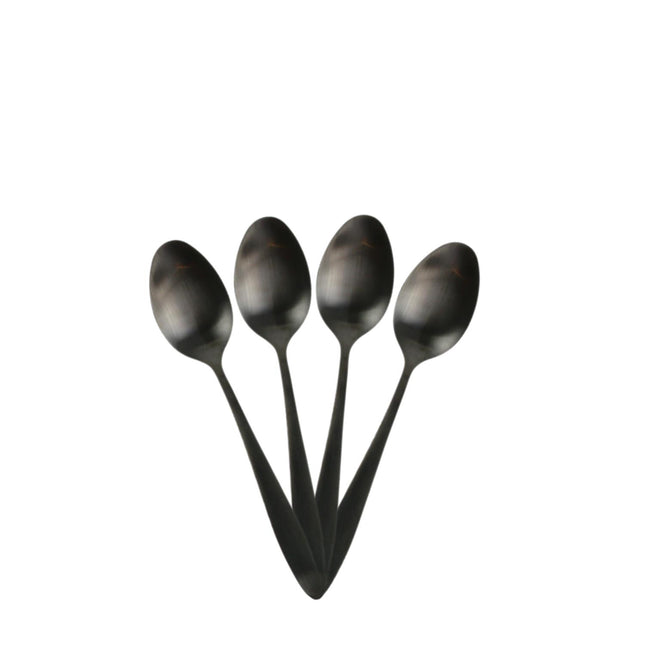 Galda piederumu komplekts – 16 daļas, matēti melns