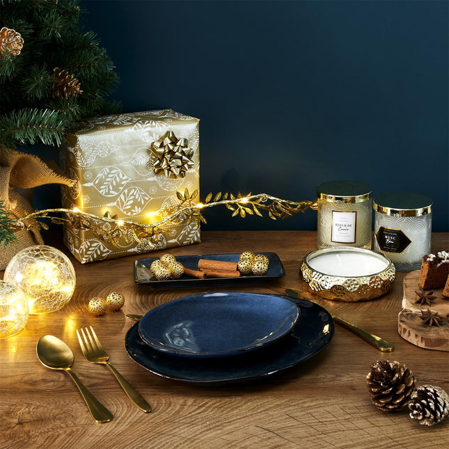 Keramikas šķīvis – tumši zils, stoneware