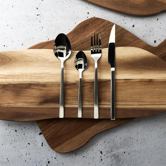 Galda piederumu komplekts – 16 daļas, nerūsējošais tērauds