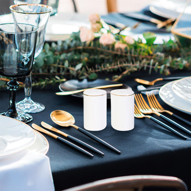 Sāls un piparu trauciņi ar zelta maliņu (2 gab.)