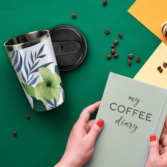 350 ml – dizaina termo krūze ar vāku (nerūsējošais tērauds)