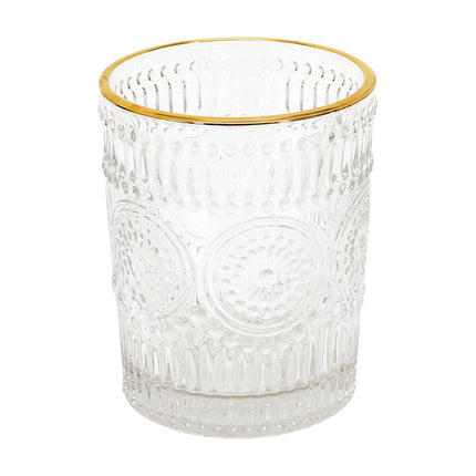 Stikla glāze ar zelta maliņu – 250 ml