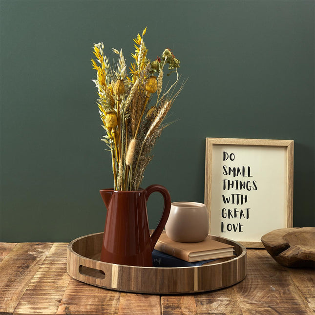 Apaļa koka paplāte – 40 cm