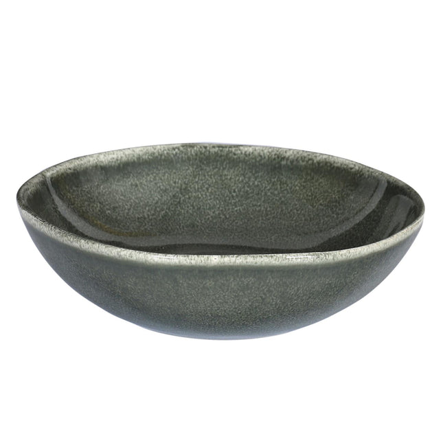 Akmensmasas bļoda tumši zaļā tonī – Ø 18,7 cm