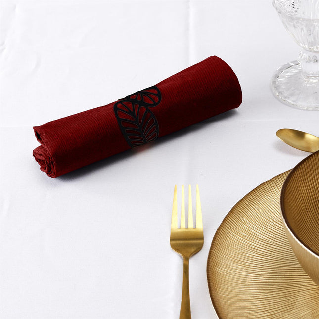 Salvešu gredzeni –metāla matēti melni (4 gab.)