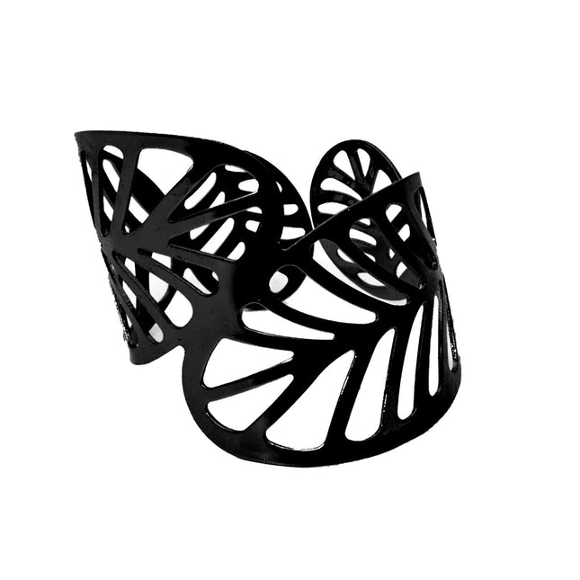 Salvešu gredzeni –metāla matēti melni (4 gab.)